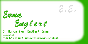 emma englert business card